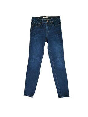 Madewell 9" Mid-Rise Skinny Jeans in Larkspur Wash: TENCEL™ Denim Edition Sz 26
